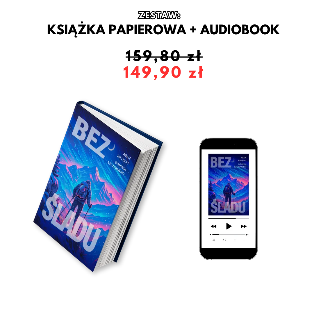Zestaw: książka papierowa + audiobook - 159,80 zł, teraz 149,90 zł