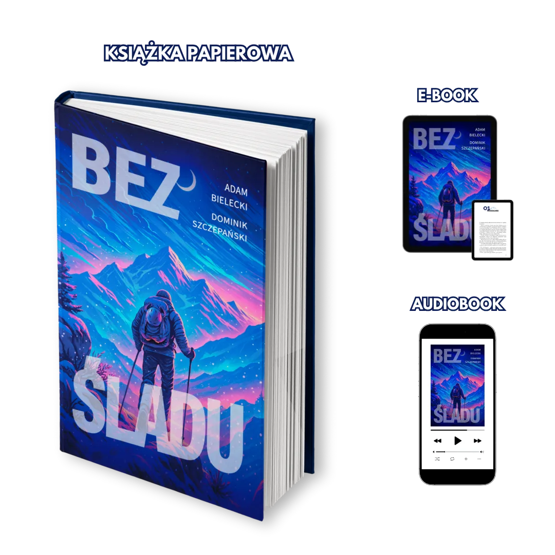 Zestaw: książka papierowa, e-book i audiobook Bez śladu - 229,70 zł 199,90 zł